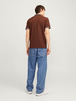 Jack & Jones:JACK&JONES ESSENTIALS JJEPAULOS POLO SS NOOS Mocha Bisque/PLAY | Freewear JJEPAULOS POLO SS NOOS - www.freewear.nl - Freewear