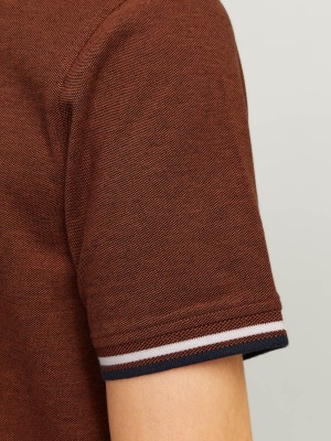 Jack & Jones:JACK&JONES ESSENTIALS JJEPAULOS POLO SS NOOS Mocha Bisque/PLAY | Freewear JJEPAULOS POLO SS NOOS - www.freewear.nl - Freewear