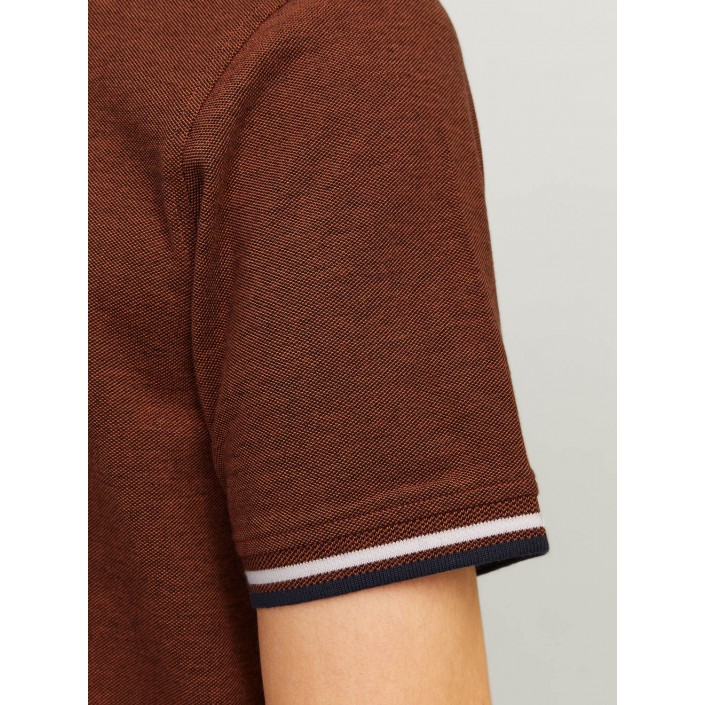 Jack & Jones:JACK&JONES ESSENTIALS JJEPAULOS POLO SS NOOS Mocha Bisque/PLAY | Freewear JJEPAULOS POLO SS NOOS - www.freewear.nl - Freewear