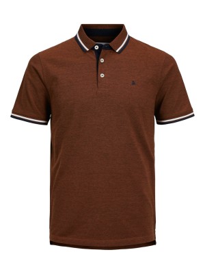 Jack & Jones:JACK&JONES ESSENTIALS JJEPAULOS POLO SS NOOS Mocha Bisque/PLAY | Freewear JJEPAULOS POLO SS NOOS - www.freewear.nl - Freewear