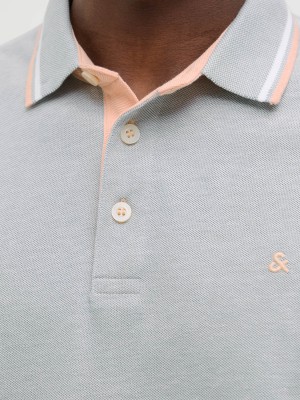 Jack & Jones:JACK&JONES ESSENTIALS JJEPAULOS POLO SS NOOS Iceberg Green/PLAY | Freewear JJEPAULOS POLO SS NOOS - www.freewear.nl - Freewear