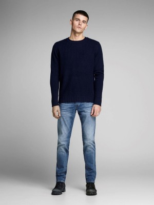 JACK&JONES INTELLIGENCE JJIGLENN JJICON JJ 357 50SPS NOOS Blue Denim | Freewear JJIGLENN JJICON JJ 357 50SPS NOOS - www.freewear.nl - Freewear