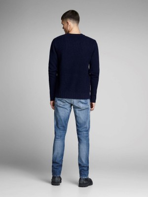 JACK&JONES INTELLIGENCE JJIGLENN JJICON JJ 357 50SPS NOOS Blue Denim | Freewear JJIGLENN JJICON JJ 357 50SPS NOOS - www.freewear.nl - Freewear