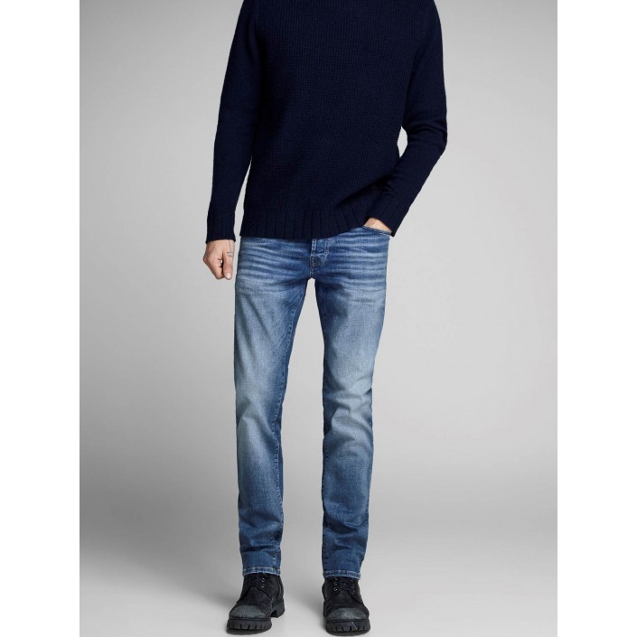 JACK&JONES INTELLIGENCE JJIGLENN JJICON JJ 357 50SPS NOOS Blue Denim | Freewear JJIGLENN JJICON JJ 357 50SPS NOOS - www.freewear.nl - Freewear