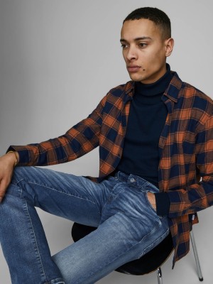 JACK&JONES INTELLIGENCE JJIGLENN JJICON JJ 357 50SPS NOOS Blue Denim | Freewear JJIGLENN JJICON JJ 357 50SPS NOOS - www.freewear.nl - Freewear