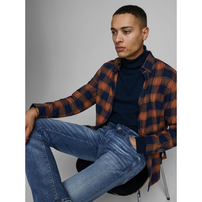 JACK&JONES INTELLIGENCE JJIGLENN JJICON JJ 357 50SPS NOOS Blue Denim | Freewear JJIGLENN JJICON JJ 357 50SPS NOOS - www.freewear.nl - Freewear