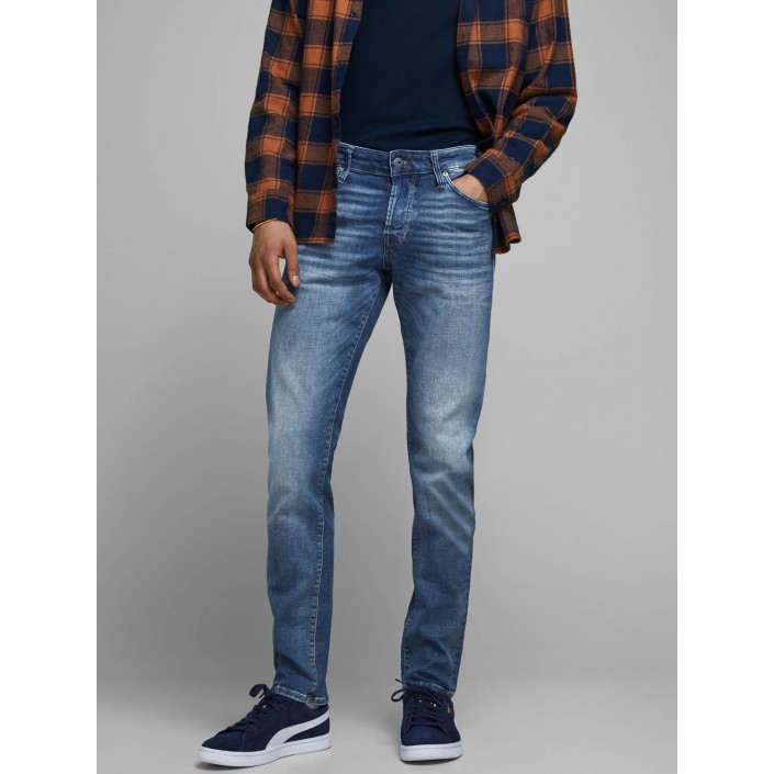 JACK&JONES INTELLIGENCE JJIGLENN JJICON JJ 357 50SPS NOOS Blue Denim | Freewear JJIGLENN JJICON JJ 357 50SPS NOOS - www.freewear.nl - Freewear