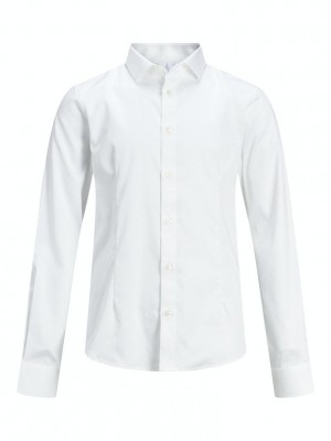 jack en jones boys JPRPARMA SHIRT L/S NOOS JNR White | Freewear JPRPARMA SHIRT L/S NOOS JNR - www.freewear.nl - Freewear