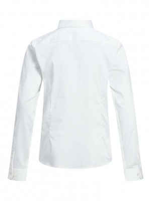 jack en jones boys JPRPARMA SHIRT L/S NOOS JNR White | Freewear JPRPARMA SHIRT L/S NOOS JNR - www.freewear.nl - Freewear