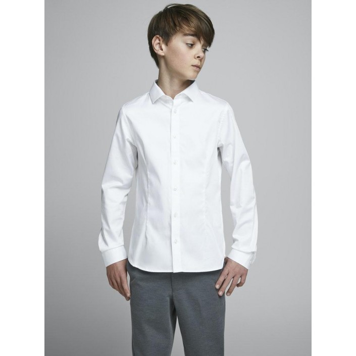 jack en jones boys JPRPARMA SHIRT L/S NOOS JNR White | Freewear JPRPARMA SHIRT L/S NOOS JNR - www.freewear.nl - Freewear