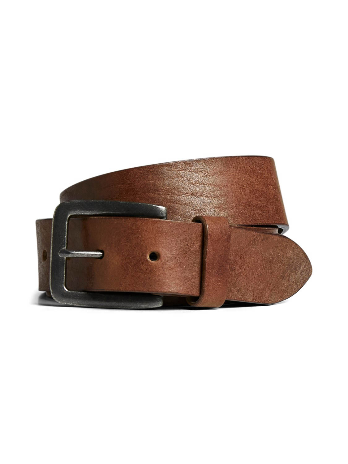 Jack & Jones Riem Jacvictor Leather Belt Noos 12152757 Mocha Bisque