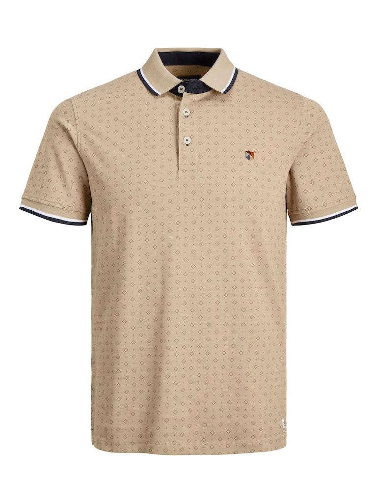 Jack & Jones Poloshirt Jprpaulos Play Aop Blu. Ss Polo 12154548 Crockery Mannen Maat - L