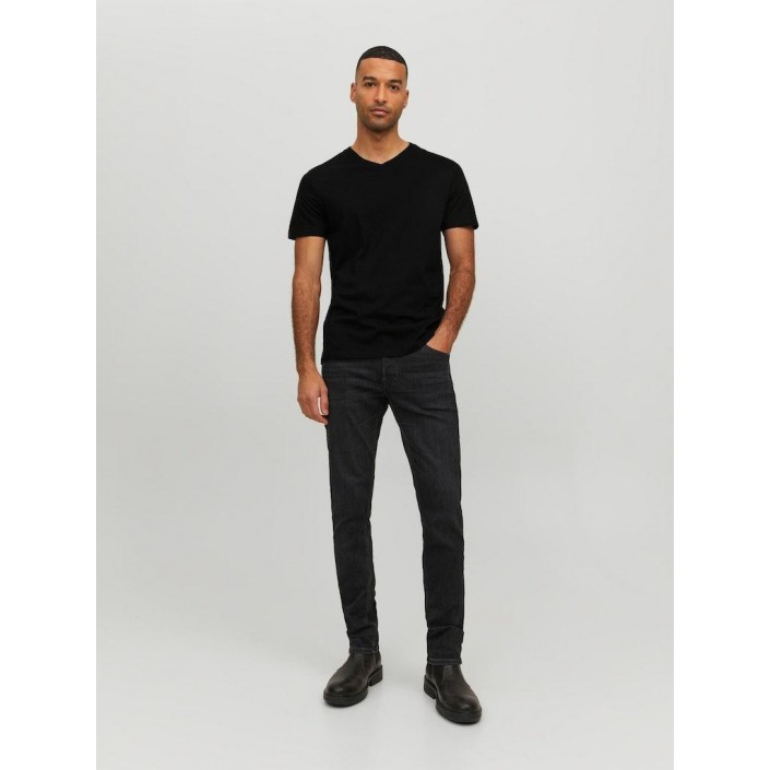 Jack & Jones:JACK&JONES ESSENTIALS JJEORGANIC BASIC TEE SS V-NECK NOOS Black | Freewear JJEORGANIC BASIC TEE SS V-NECK NOOS - www.freewear.nl - Freewear