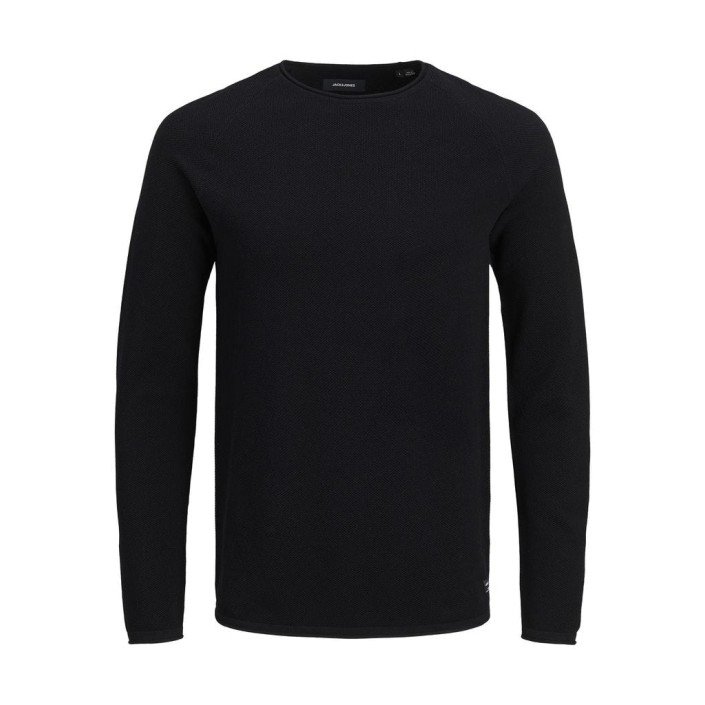 Jack & Jones:JACK&JONES ESSENTIALS JJEHILL KNIT CREW NECK NOOS Black | Freewear JJEHILL KNIT CREW NECK NOOS - www.freewear.nl - Freewear