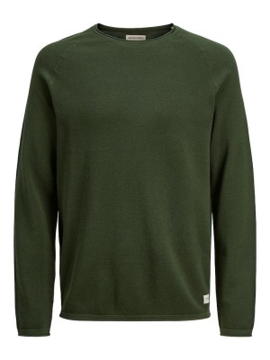 Jack & Jones:JACK&JONES ESSENTIALS JJEHILL KNIT CREW NECK NOOS Mountain View | Freewear JJEHILL KNIT CREW NECK NOOS - www.freewear.nl - Freewear