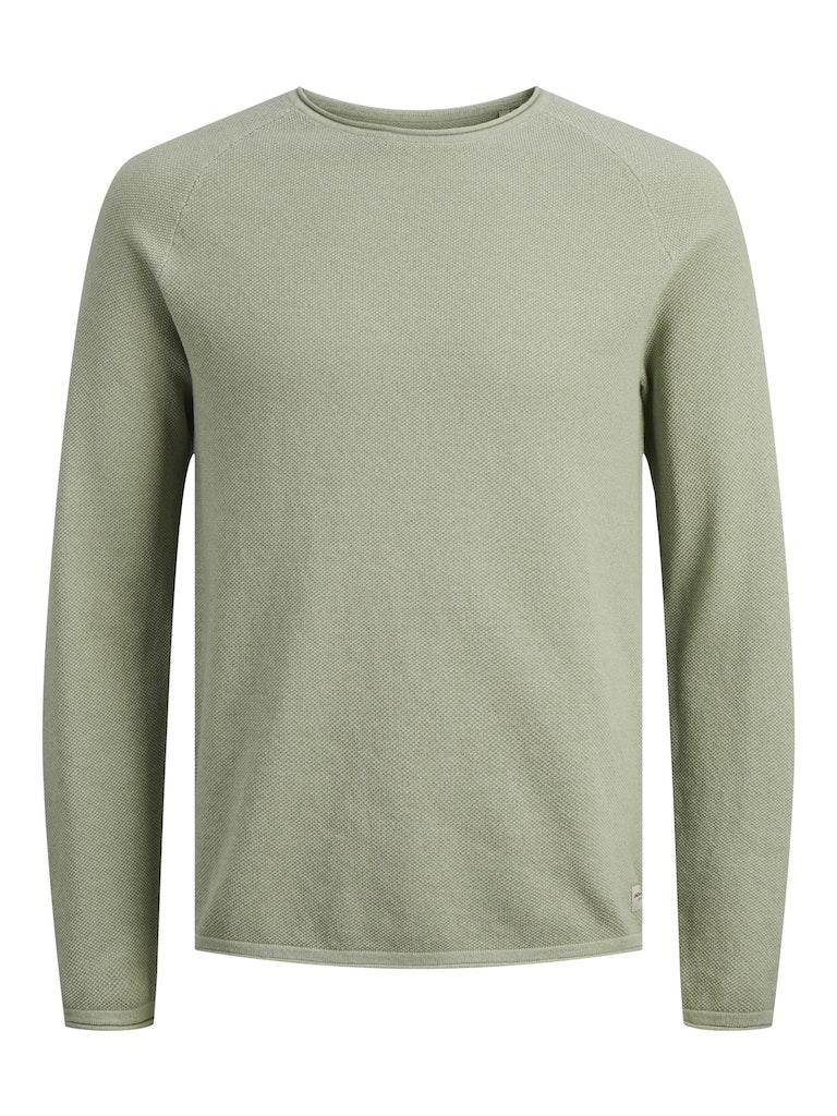 Gebreide pullover met ronde hals, model 'EHILL'