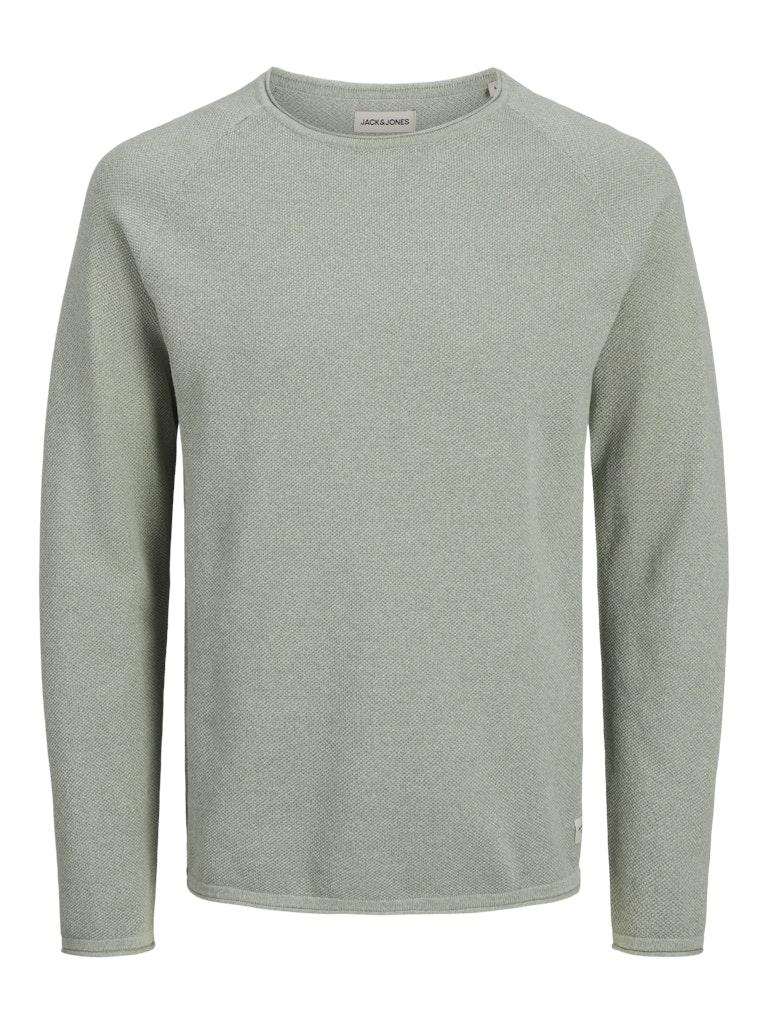 Gebreide pullover met ronde hals