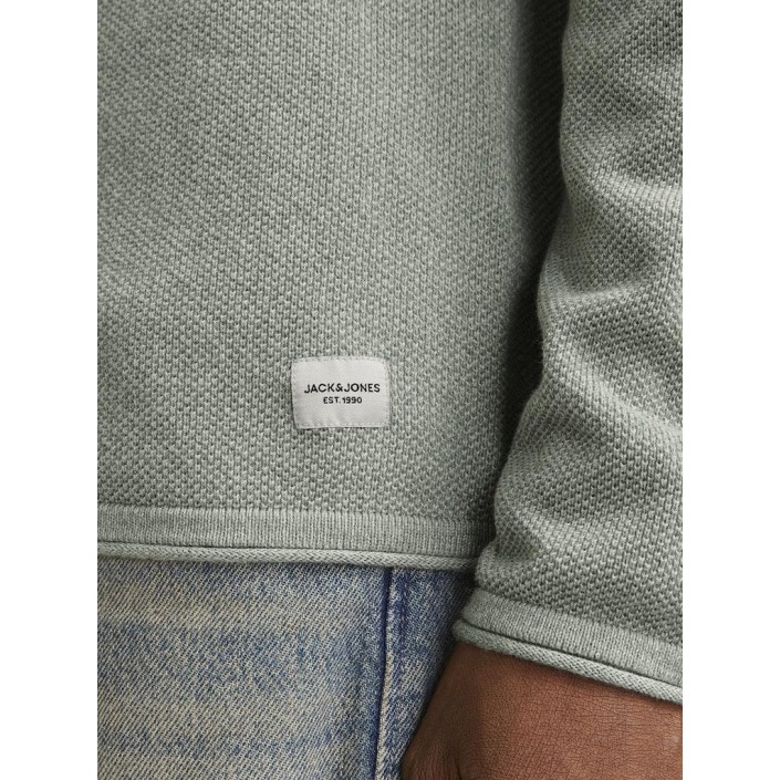 Jack & Jones:JACK&JONES ESSENTIALS JJEHILL KNIT CREW NECK NOOS Iceberg Green/Twist | Freewear JJEHILL KNIT CREW NECK NOOS - www.freewear.nl - Freewear