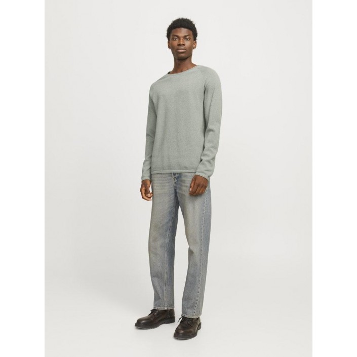 Jack & Jones:JACK&JONES ESSENTIALS JJEHILL KNIT CREW NECK NOOS Iceberg Green/Twist | Freewear JJEHILL KNIT CREW NECK NOOS - www.freewear.nl - Freewear