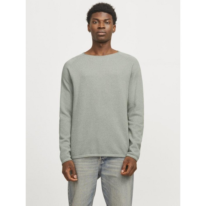 Jack & Jones:JACK&JONES ESSENTIALS JJEHILL KNIT CREW NECK NOOS Iceberg Green/Twist | Freewear JJEHILL KNIT CREW NECK NOOS - www.freewear.nl - Freewear