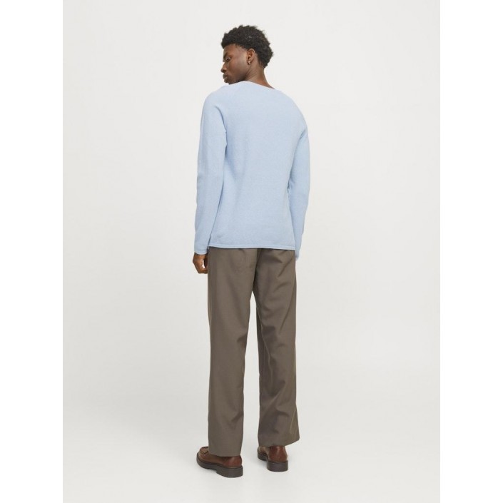 Jack & Jones:JACK&JONES ESSENTIALS JJEHILL KNIT CREW NECK NOOS Cashmere Blue/Twist | Freewear JJEHILL KNIT CREW NECK NOOS - www.freewear.nl - Freewear