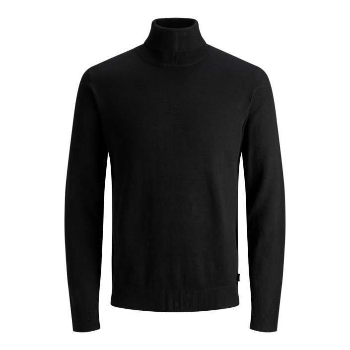 Jack & Jones:JACK&JONES ESSENTIALS JJEEMIL KNIT ROLL NECK NOOS Black | Freewear JJEEMIL KNIT ROLL NECK NOOS - www.freewear.nl - Freewear