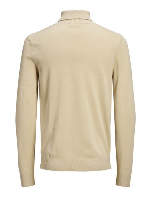 Jack & Jones:JACK&JONES ESSENTIALS JJEEMIL KNIT ROLL NECK NOOS Oatmeal/Melange | Freewear JJEEMIL KNIT ROLL NECK NOOS - www.freewear.nl - Freewear