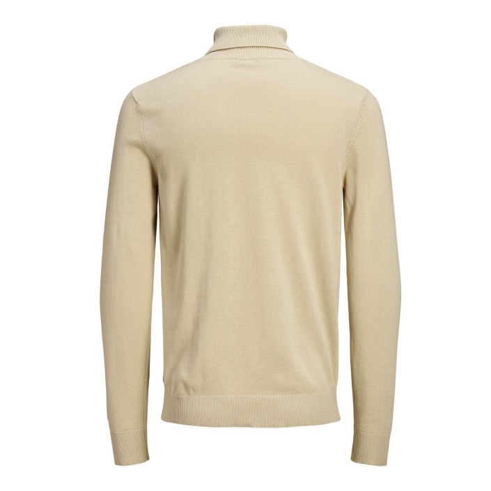 Jack & Jones:JACK&JONES ESSENTIALS JJEEMIL KNIT ROLL NECK NOOS Oatmeal/Melange | Freewear JJEEMIL KNIT ROLL NECK NOOS - www.freewear.nl - Freewear