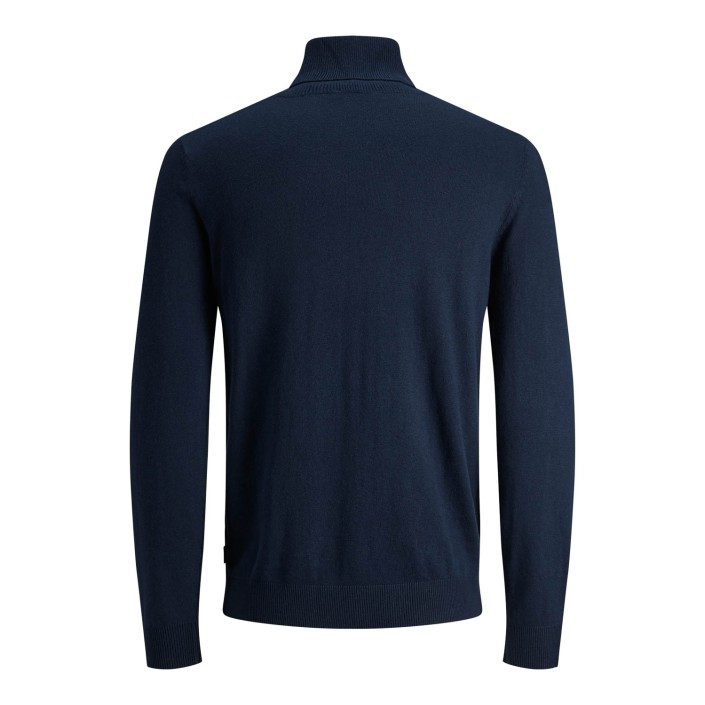 Jack & Jones:JACK&JONES ESSENTIALS JJEEMIL KNIT ROLL NECK NOOS Navy Blazer | Freewear JJEEMIL KNIT ROLL NECK NOOS - www.freewear.nl - Freewear