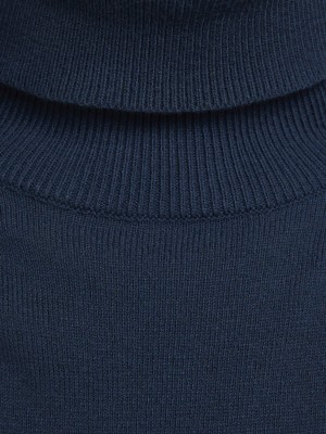 Jack & Jones:JACK&JONES ESSENTIALS JJEEMIL KNIT ROLL NECK NOOS Navy Blazer | Freewear JJEEMIL KNIT ROLL NECK NOOS - www.freewear.nl - Freewear