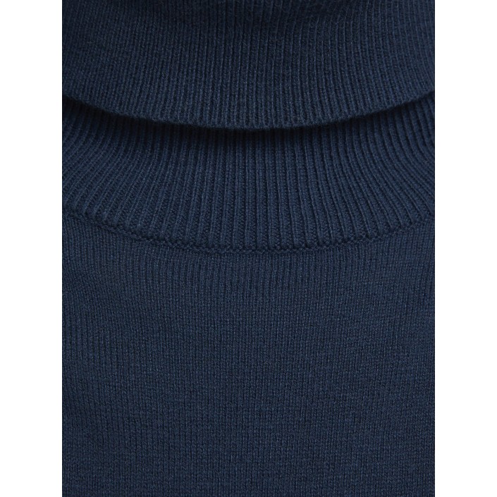 Jack & Jones:JACK&JONES ESSENTIALS JJEEMIL KNIT ROLL NECK NOOS Navy Blazer | Freewear JJEEMIL KNIT ROLL NECK NOOS - www.freewear.nl - Freewear