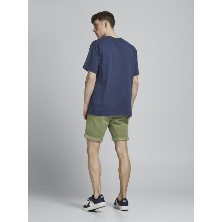 JACK&JONES INTELLIGENCE JJIBOWIE JJSHORTS SOLID SA STS Deep Lichen Green | Freewear JJIBOWIE JJSHORTS SOLID SA STS - www.freewear.nl - Freewear