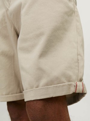 JACK&JONES INTELLIGENCE JJIBOWIE JJSHORTS SOLID SA STS Crockery | Freewear JJIBOWIE JJSHORTS SOLID SA STS - www.freewear.nl - Freewear