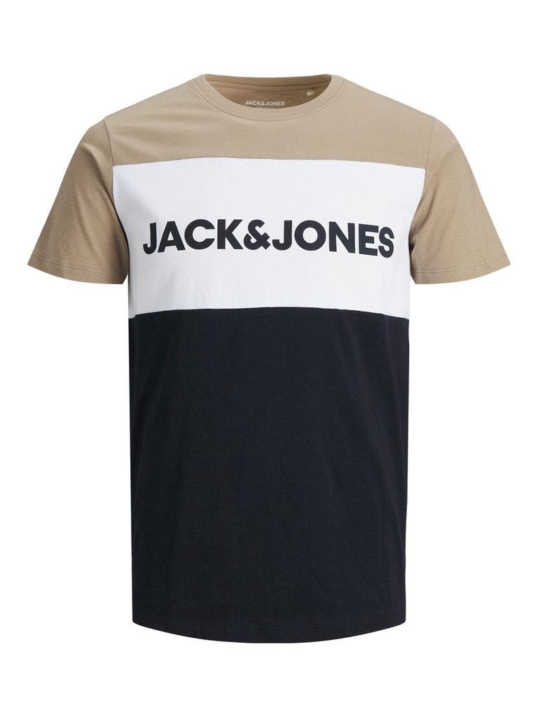 Jack & Jones Colourblocking Logo T-shirt Mannen - Maat XXL