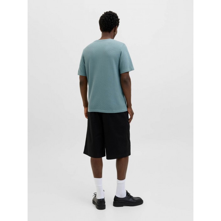 JACK%JONES PREMIUM JPRBLAFRANCO SS TEE CREW NECK LN Stormy Sea | Freewear JPRBLAFRANCO SS TEE CREW NECK LN - www.freewear.nl - Freewear