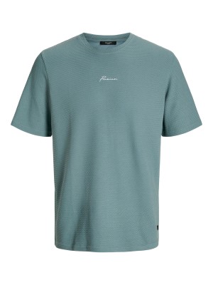 JACK%JONES PREMIUM JPRBLAFRANCO SS TEE CREW NECK LN Stormy Sea | Freewear JPRBLAFRANCO SS TEE CREW NECK LN - www.freewear.nl - Freewear