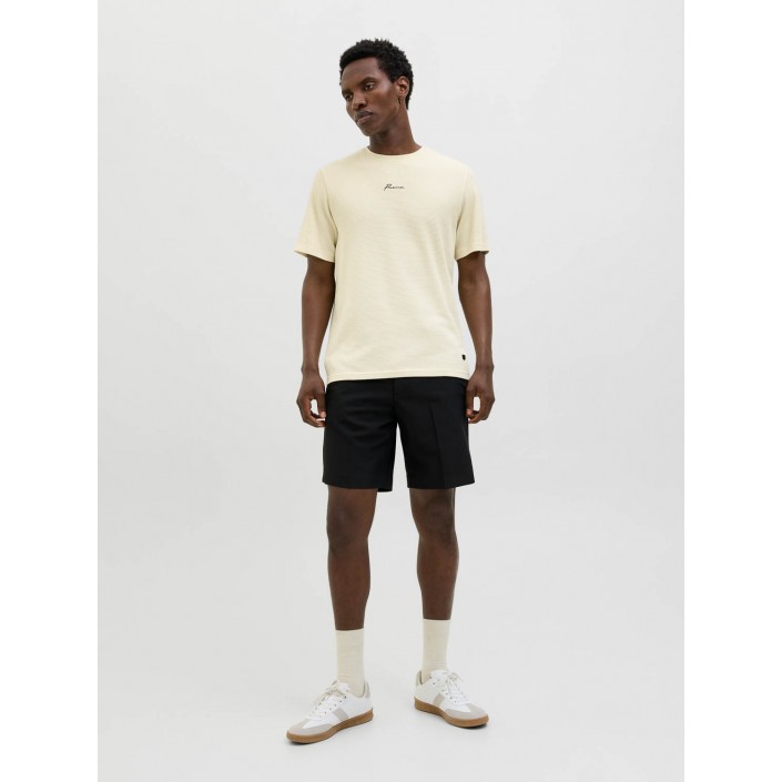 JACK%JONES PREMIUM JPRBLAFRANCO SS TEE CREW NECK LN Cloud Cream | Freewear JPRBLAFRANCO SS TEE CREW NECK LN - www.freewear.nl - Freewear