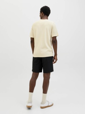 JACK%JONES PREMIUM JPRBLAFRANCO SS TEE CREW NECK LN Cloud Cream | Freewear JPRBLAFRANCO SS TEE CREW NECK LN - www.freewear.nl - Freewear