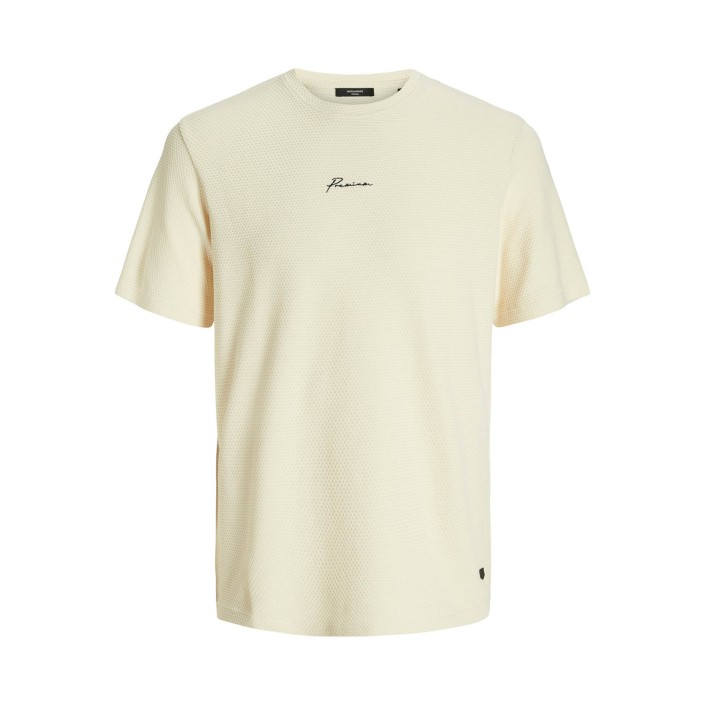 JACK%JONES PREMIUM JPRBLAFRANCO SS TEE CREW NECK LN Cloud Cream | Freewear JPRBLAFRANCO SS TEE CREW NECK LN - www.freewear.nl - Freewear