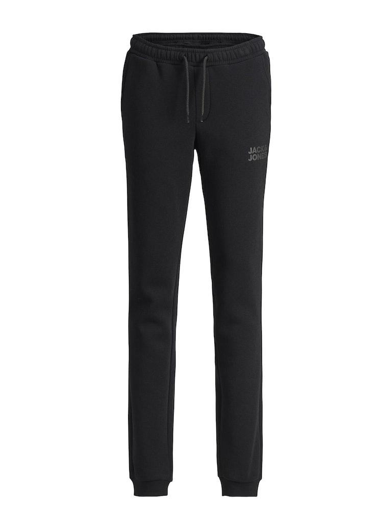 JACK & JONES JUNIOR JPSTGORDON JJNEWSOFT SWEAT PANT NOOS JNR Jongens Broek - Print:BLACK - Maat 128