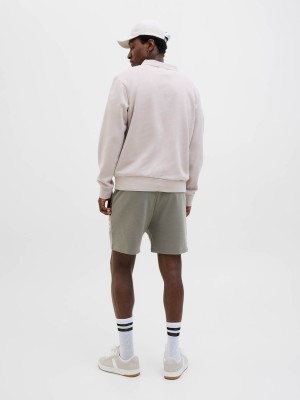 JACK&JONES INTELLIGENCE JJIAIR SWEAT SHORTS NB STS Smokey Olive | Freewear JJIAIR SWEAT SHORTS NB STS - www.freewear.nl - Freewear