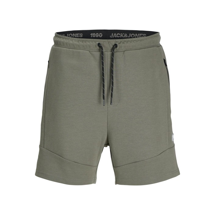 JACK&JONES INTELLIGENCE JJIAIR SWEAT SHORTS NB STS Smokey Olive | Freewear JJIAIR SWEAT SHORTS NB STS - www.freewear.nl - Freewear