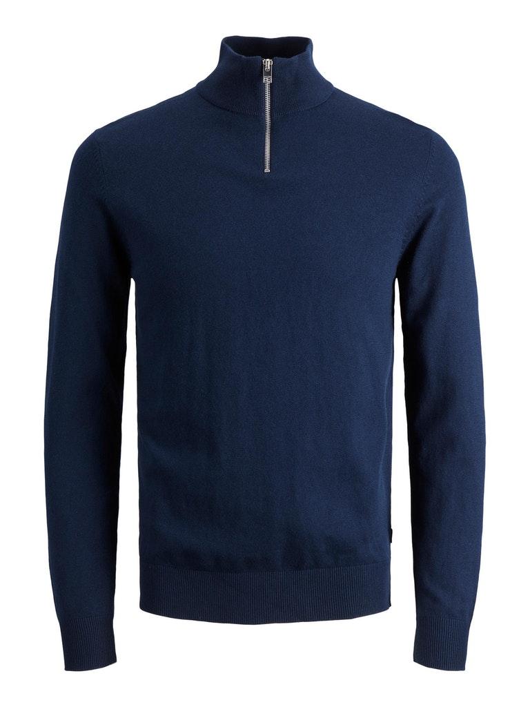 JACK&JONES JJEEMIL KNIT HALF ZIP NOOS Heren Trui - Maat L