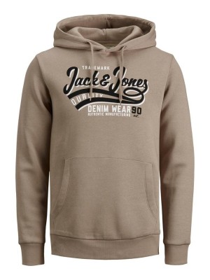 Jack & Jones:JACK&JONES ESSENTIALS JJELOGO SWEAT HOOD 2 COL 21/22 NOOS Crockery | Freewear
