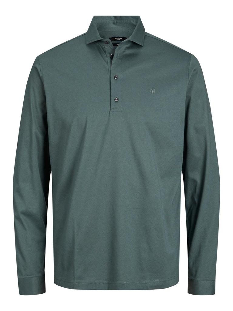 Jack & Jones Overhemd Jprblajersey Tunic Shirt L/s Smu 12199015 Balsam Green/slim Fit Mannen Maat - XL