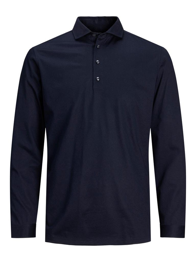 Jack & Jones Overhemd Jprblajersey Tunic Shirt L/s Smu 12199015 Navy Blazer/slim Fit Mannen Maat - XL