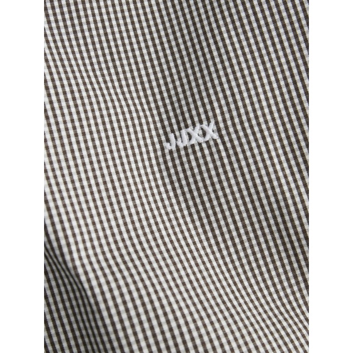 JACK&JONES ORIGINALS JXJAMIE LS RELAXED POPLIN SHIRT WVN: Bracken/White | Freewear JXJAMIE LS RELAXED POPLIN SHIRT WVN: - www.freewear.nl - Freewear