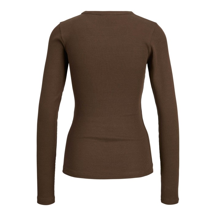 JACK&JONES ORIGINALS JXFREYA STR LS RIB TEE JRS NOOS Bracken | Freewear JXFREYA STR LS RIB TEE JRS NOOS - www.freewear.nl - Freewear