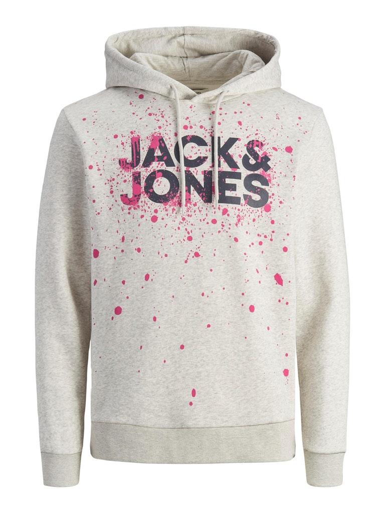 JACK&JONES JUNIOR JJNEW SPLASH HOODIE JNR Jongens Trui - Maat 140