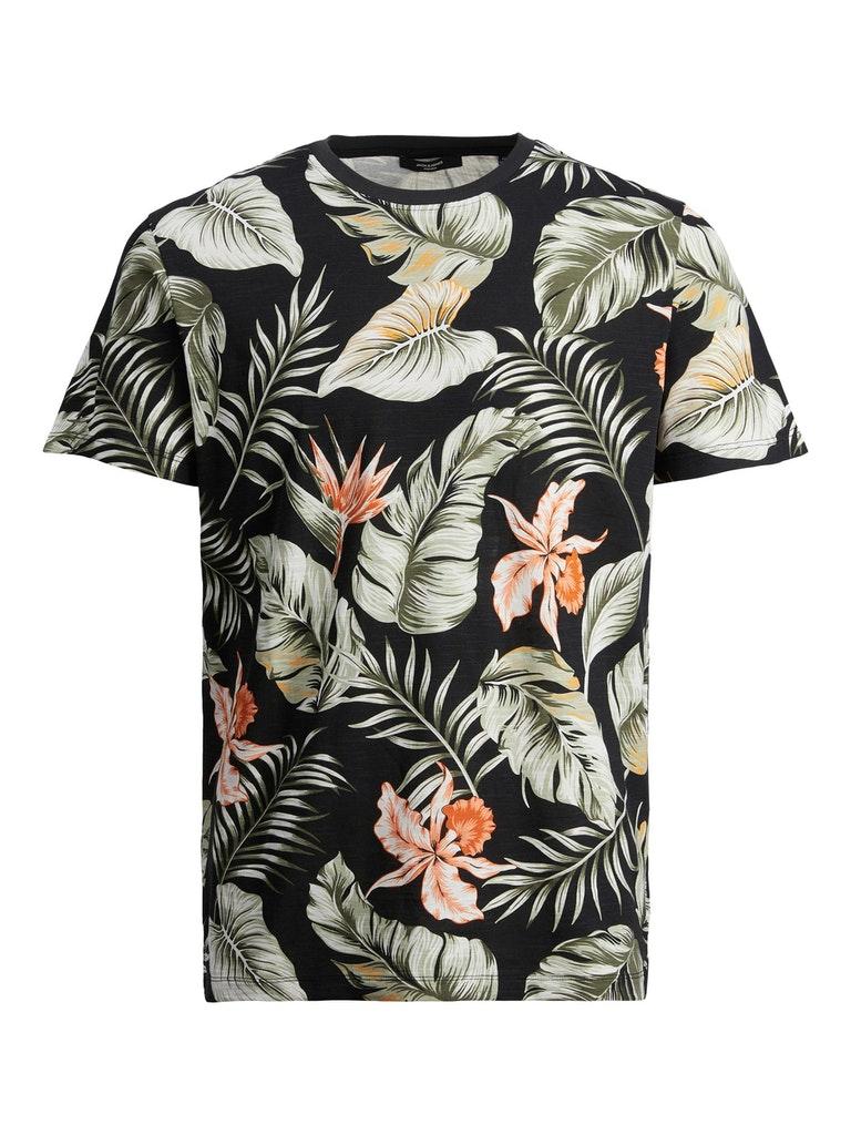 JACK&JONES PREMIUM JPRBLATROPIC AOP SS TEE CREW NECK SN Heren T-Shirt - Maat XL